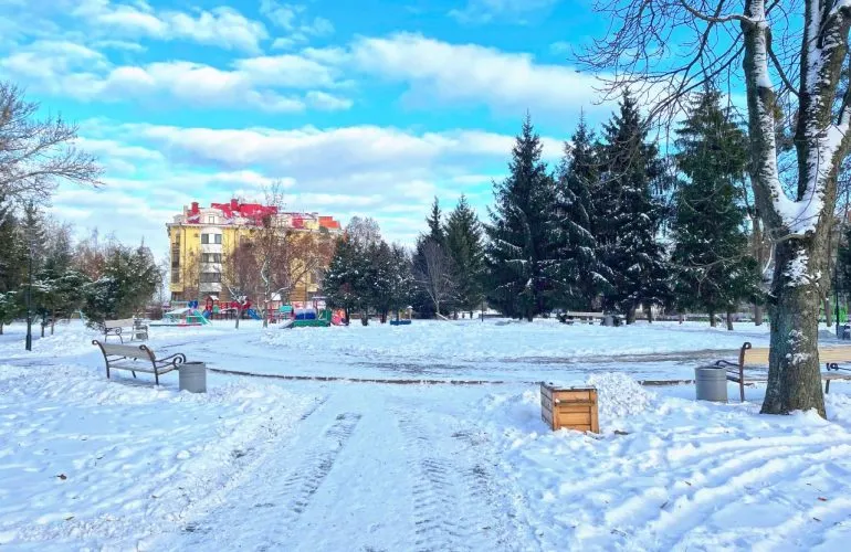 У Сонячному парку Полтави демонтували аварійний фонтан: планується будівництво сухого фонтану