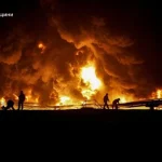 ДСНС повністю ліквідувала пожежі після нічної атаки на енергооб’єкти Кременчуцького району