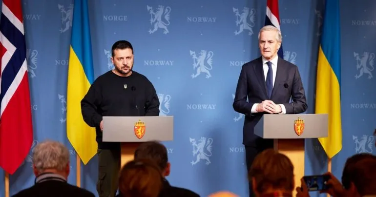 Зеленский: Норвегия готова присоединиться к подготовке восстановления Украины