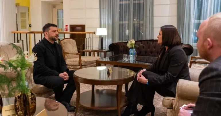 Тихановська зустрілася із Зеленським у Вільнюсі