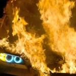 Пожежа знищила легкові автомобілі у селі Петрівка Полтавської громади