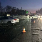 ДТП на перекрестке Европейской и Ляли Убийвовк: авто врезалось в электропору