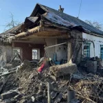 Осколки дрона Shahed повредили дома в Семеновской громаде