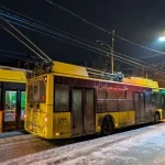 У Полтаві через негоду частково зупинили рух тролейбусів