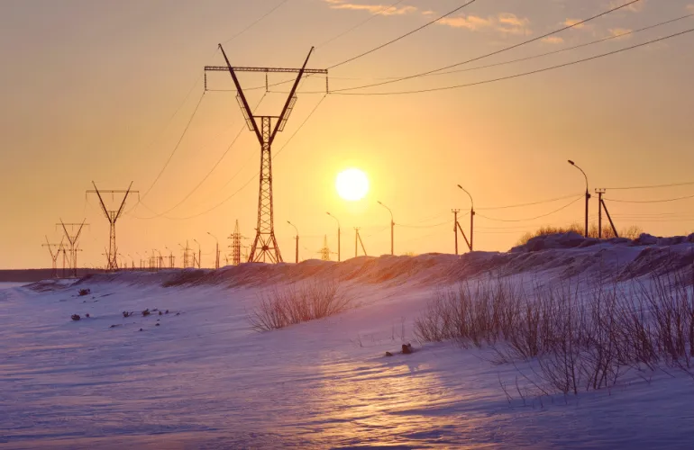 Ожеледь на Полтавщині залишила 46 населених пунктів без електропостачання