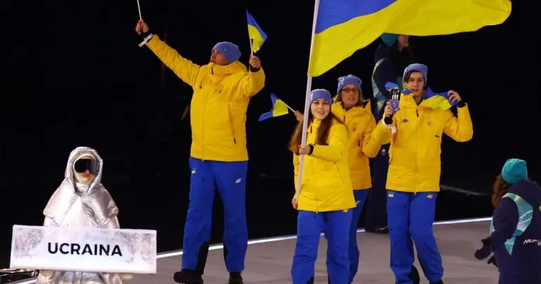 МЗС засудило, що росіянка несла табличку «Україна» на Олімпіаді