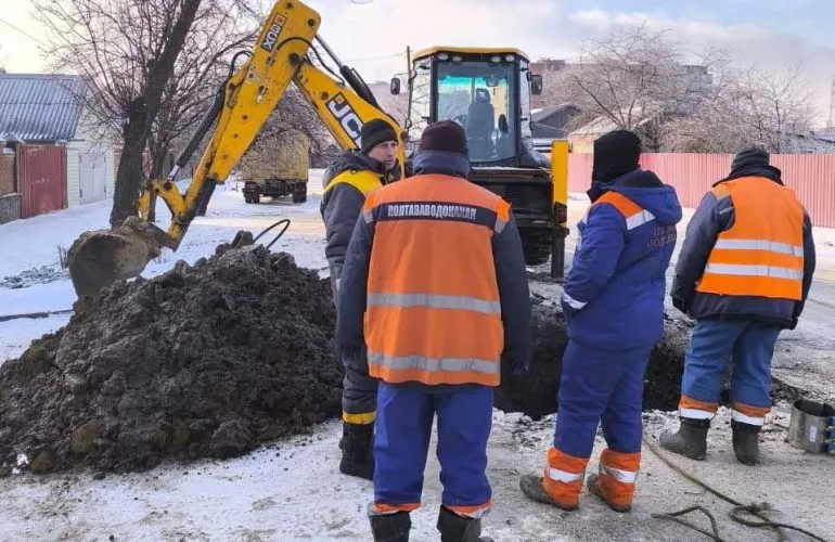 Полтававодоканал: підсумки тижня щодо водопостачання та ремонтів