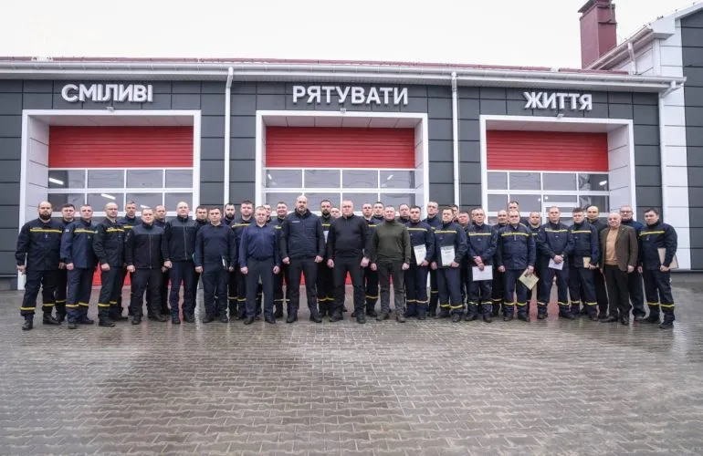В Полтавском районе открыли современное депо пожарно-спасательного подразделения