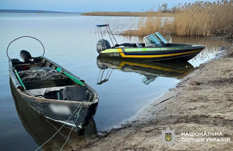 Полиция раскрыла незаконный рыбный промысел на Каменском водохранилище