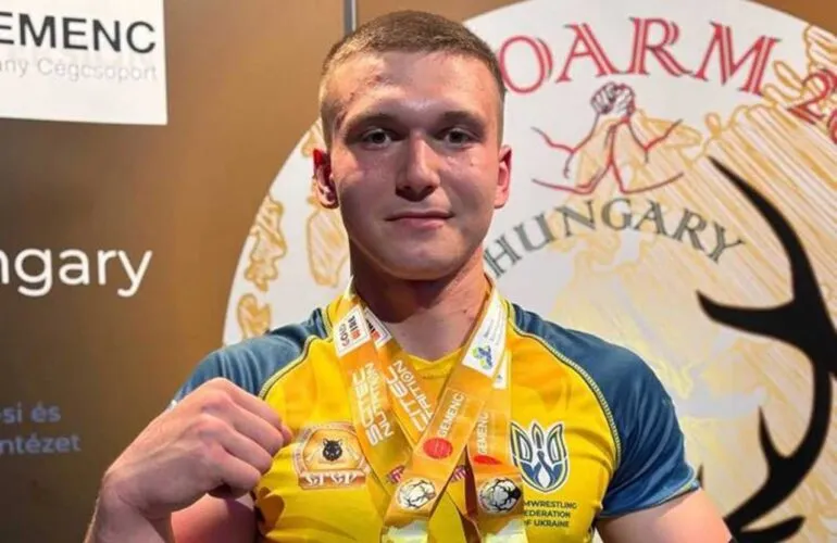 Студент Полтавской политехники стал чемпионом Европы по армрестлингу