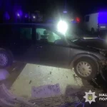 У Полтаві зіткнулися три легковики, двоє водіїв госпіталізовані