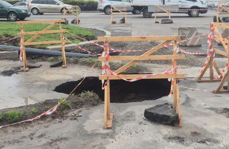 Перекрытие улицы Петра Юрченка продлили до 23 июня — средств нет